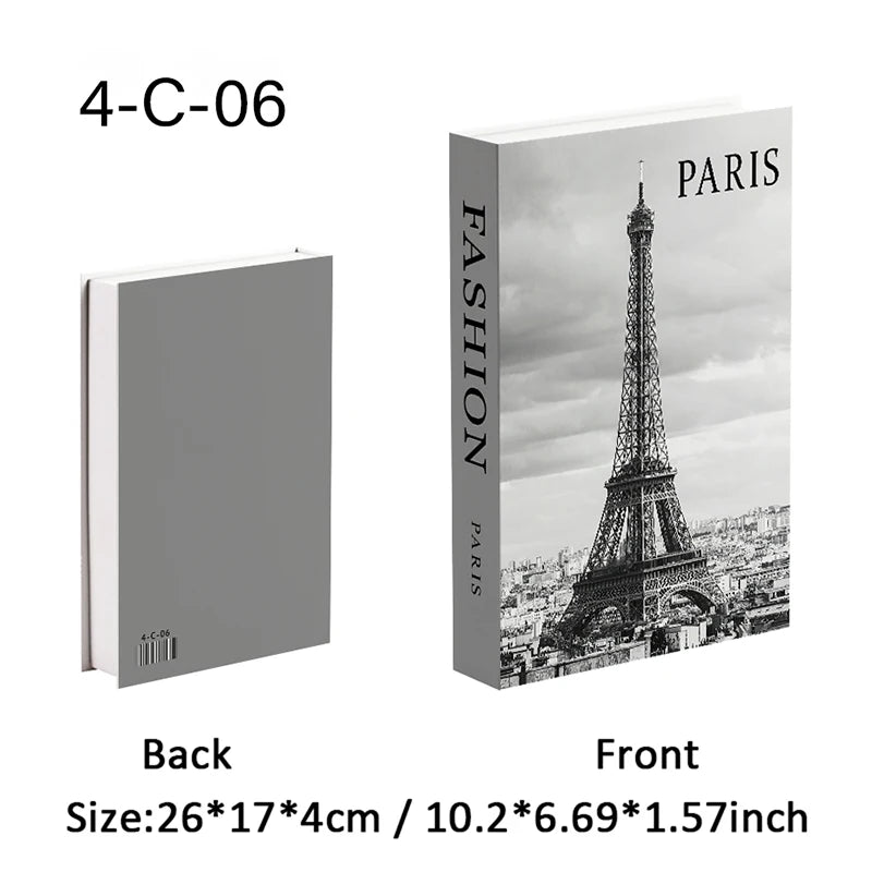 Faux Book Storage Box – Luxe Perfume Designer Coffee Table Decor