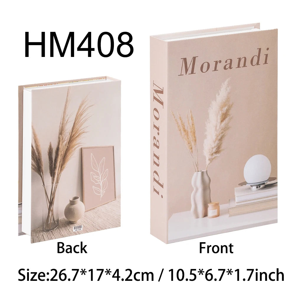 Morandi Decorative Book Box – Luxury Coffee Table Storage Decor