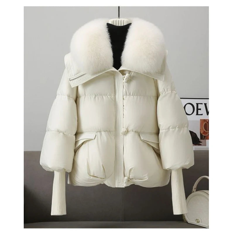 Fur Collar Puffer Down Parka