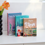 Luxe Decorative Faux Book Set (3-Piece) – Designer Coffee Table Decor