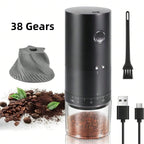 Portable Electric Coffee Grinder – 38 Adjustable Grind Settings | Warm Haven