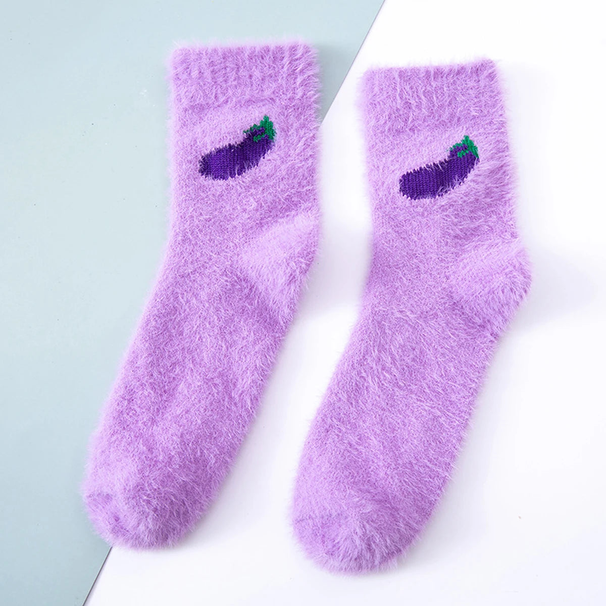 Women's Non-Slip Plush Knitted Socks