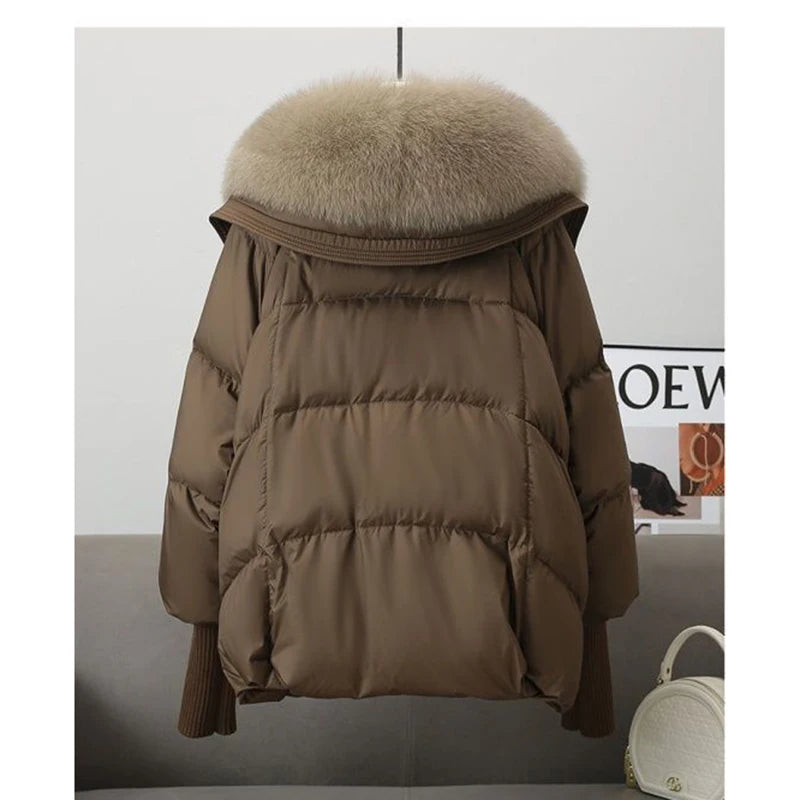 Fur Collar Puffer Down Parka