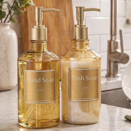 2-Piece Kitchen Soap Dispenser Set – Hand Soap & Dish Soap