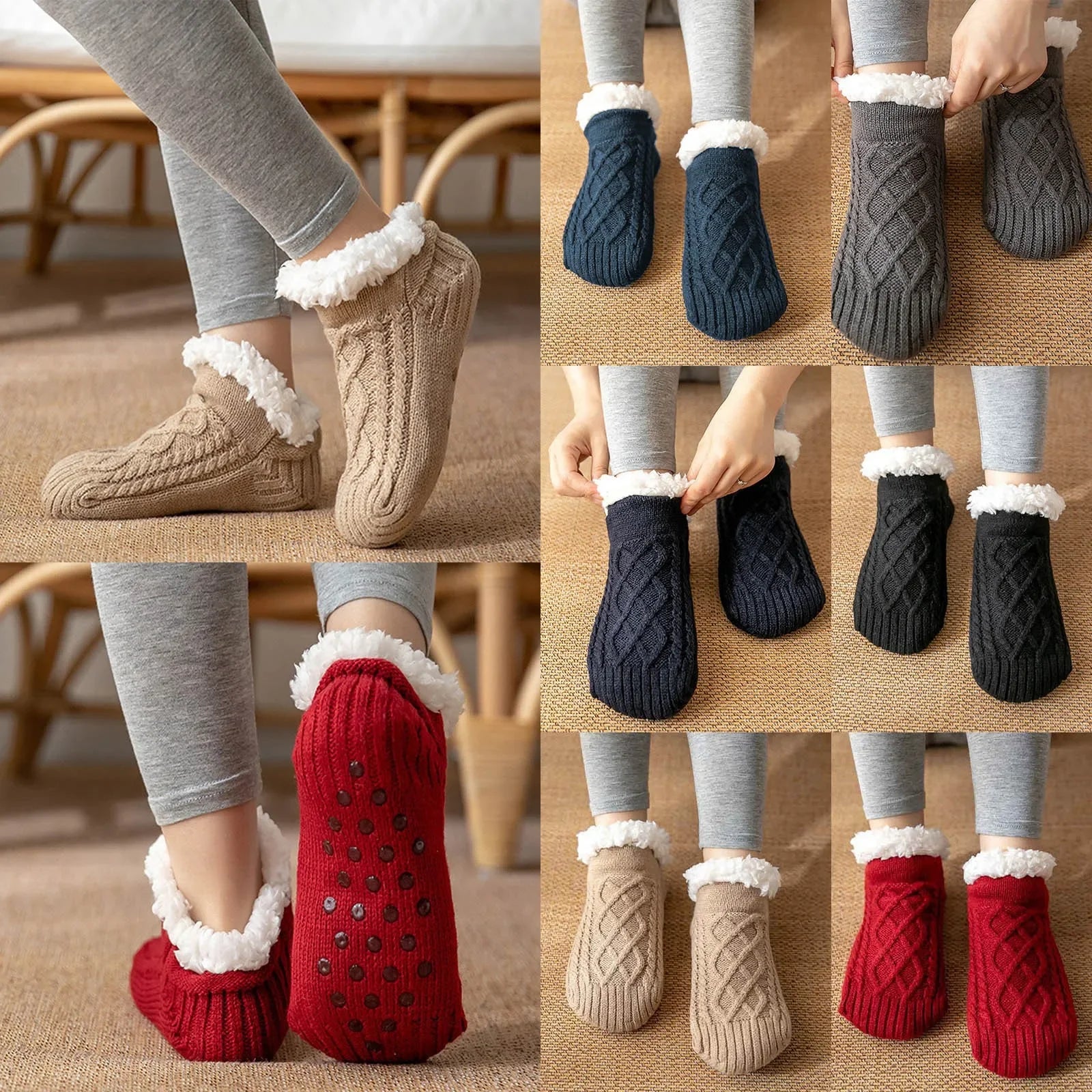 Thermal Men's Slipper Socks