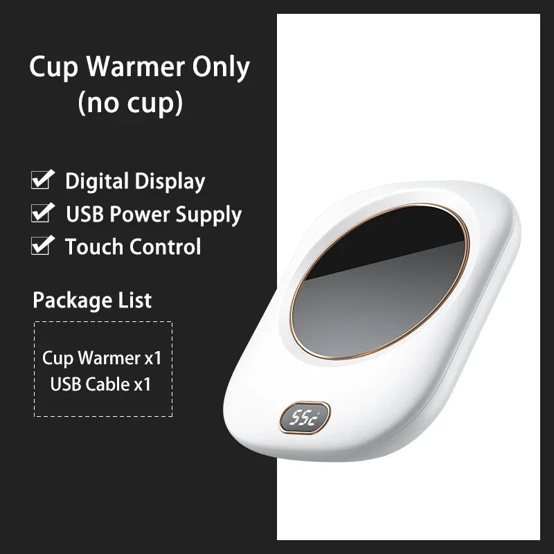 USB Coffee Mug Warmer 3 Temperature Settings