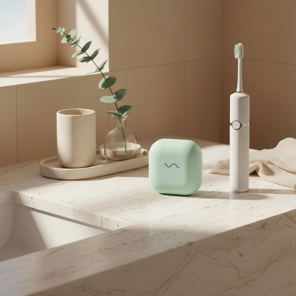 Portable UV Toothbrush Sterilizer – Rechargeable Travel Sanitizing Case