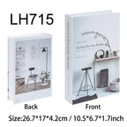 Luxe Decorative Faux Book Box – Minimalist Coffee Table Accent