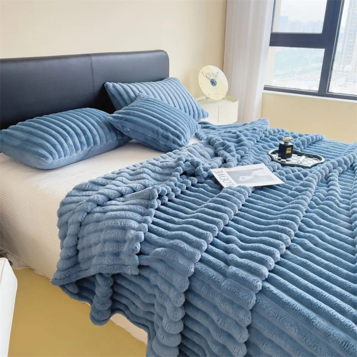 Striped Multifunctional Blanket