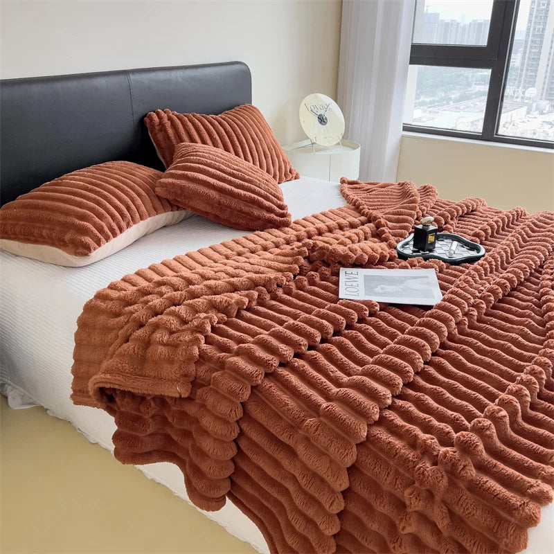 Striped Multifunctional Blanket