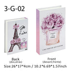 Faux Book Storage Box – Luxe Perfume Designer Coffee Table Decor