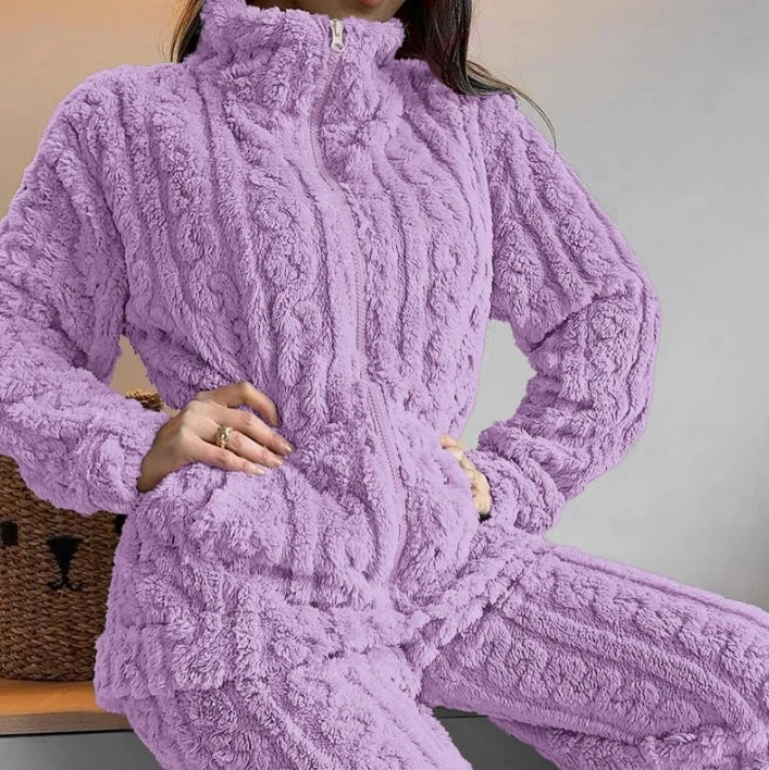 Thickened Warm Pajamas Set