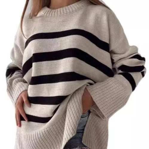 Women’s Striped Pullover Sweater