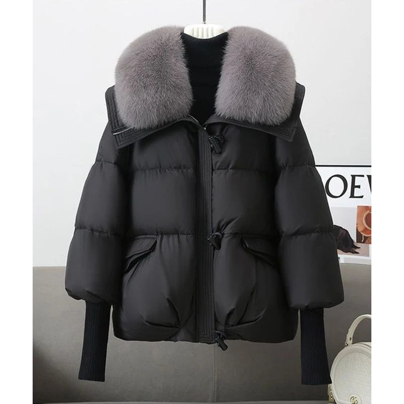 Fur Collar Puffer Down Parka