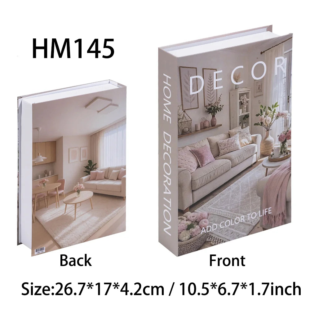 Morandi Decorative Book Box – Luxury Coffee Table Storage Decor