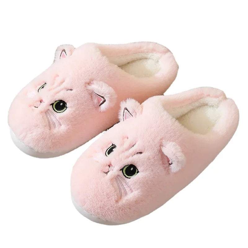 Women's Winter Home Cat Slippers