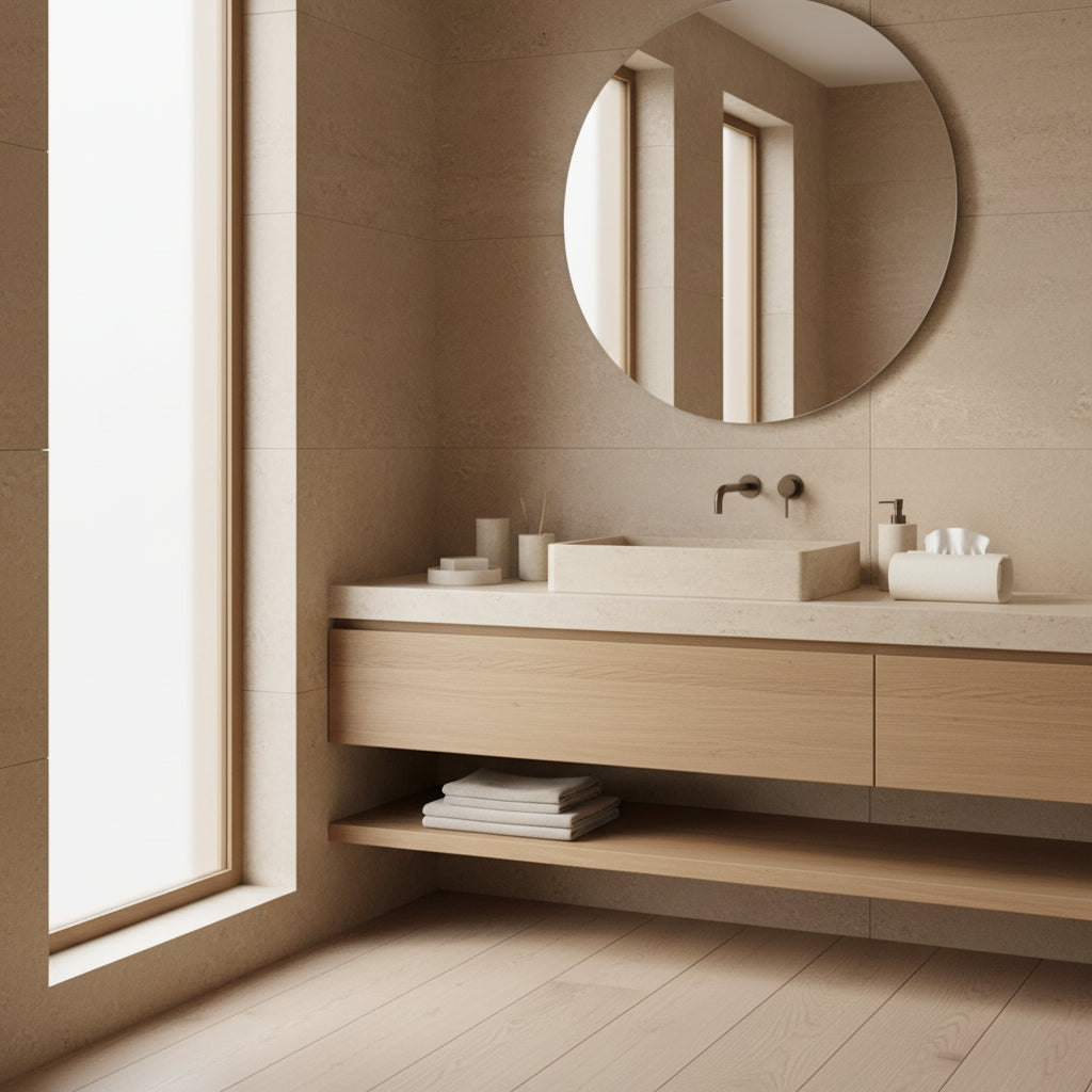 Nordic Sandstone Tissue Box Holder