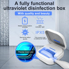 Portable UV Toothbrush Sterilizer – Rechargeable Travel Sanitizing Case