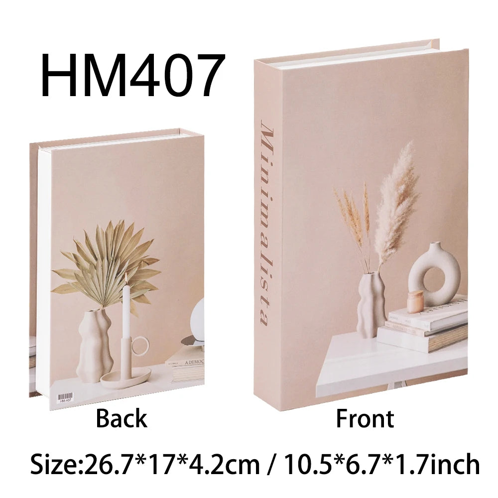 Morandi Decorative Book Box – Luxury Coffee Table Storage Decor