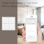 Smart switch and smartphone app interface for Tuya Smart app control
