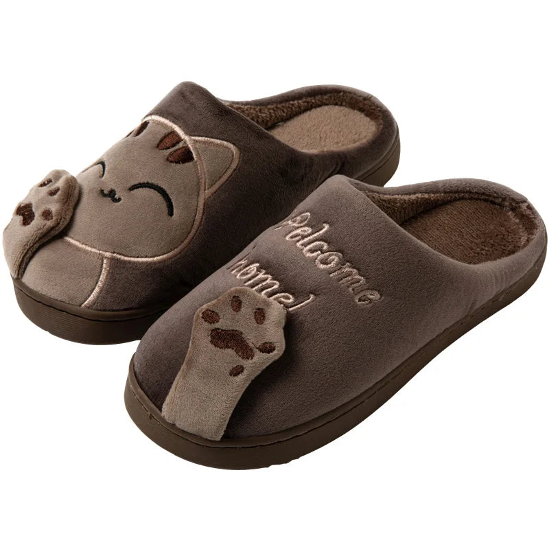 Pallene Cow Milk Fuzzy Slippers