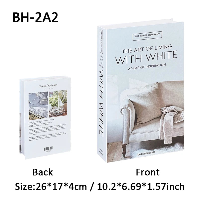 Faux Book Storage Box – Luxe Perfume Designer Coffee Table Decor