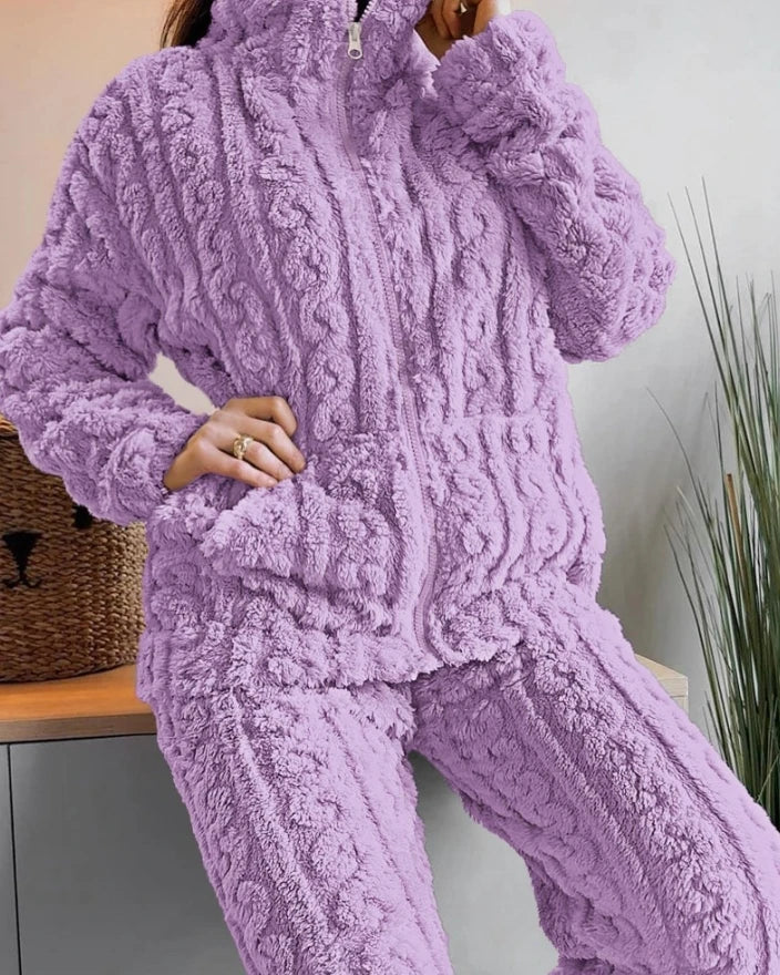 Thickened Warm Pajamas Set