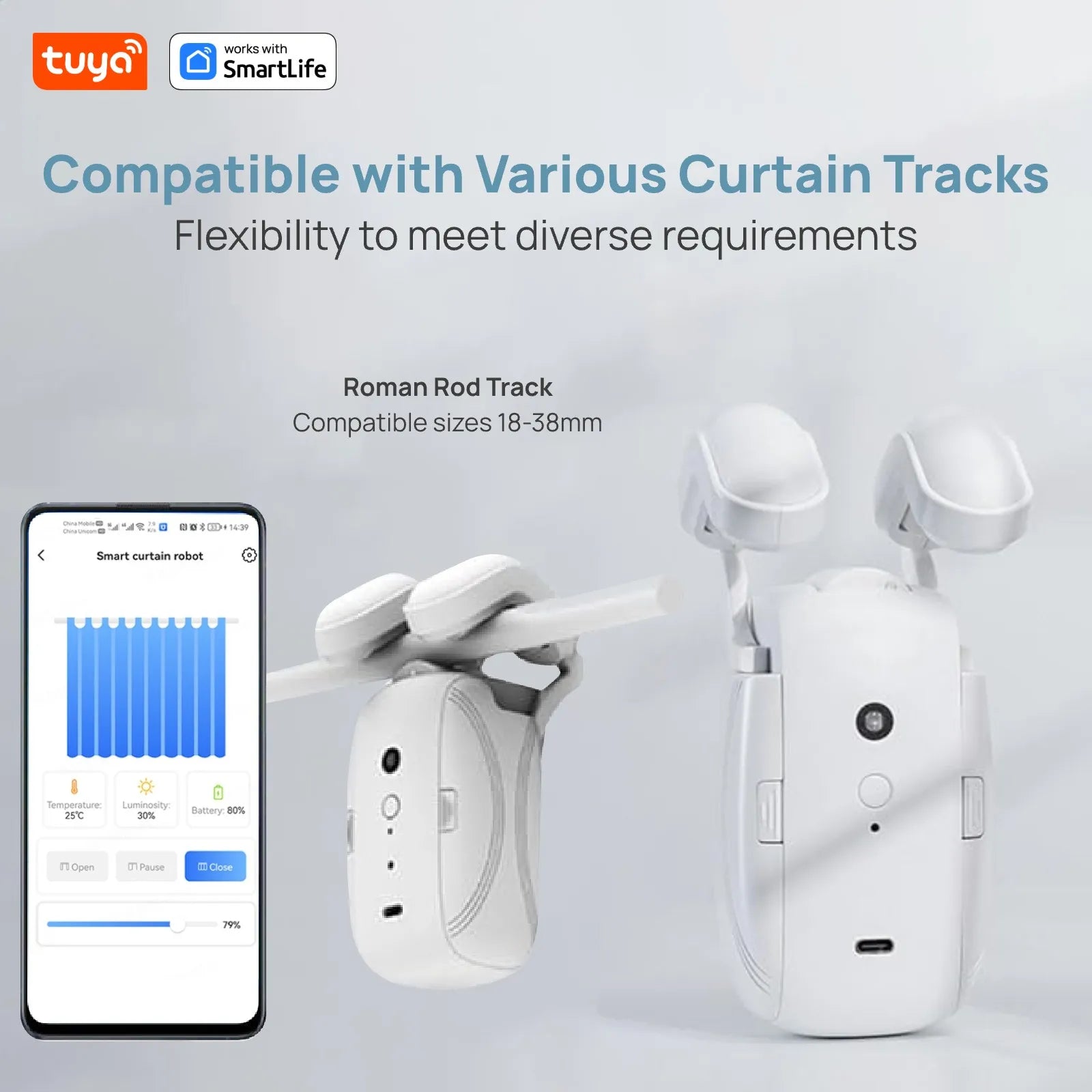 Smart Curtain Robot – Opener with Alexa, Siri & Google Assistant