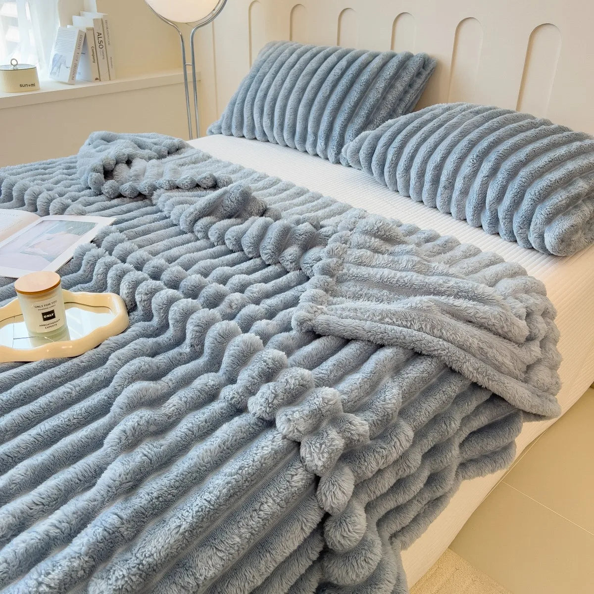 Striped Multifunctional Blanket