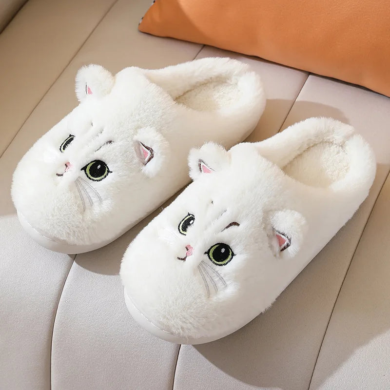 Women's Winter Home Cat Slippers