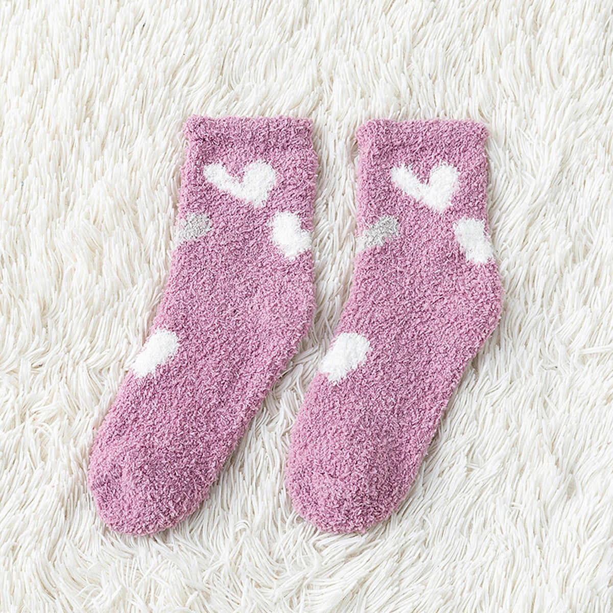 Women's Non-Slip Plush Knitted Socks