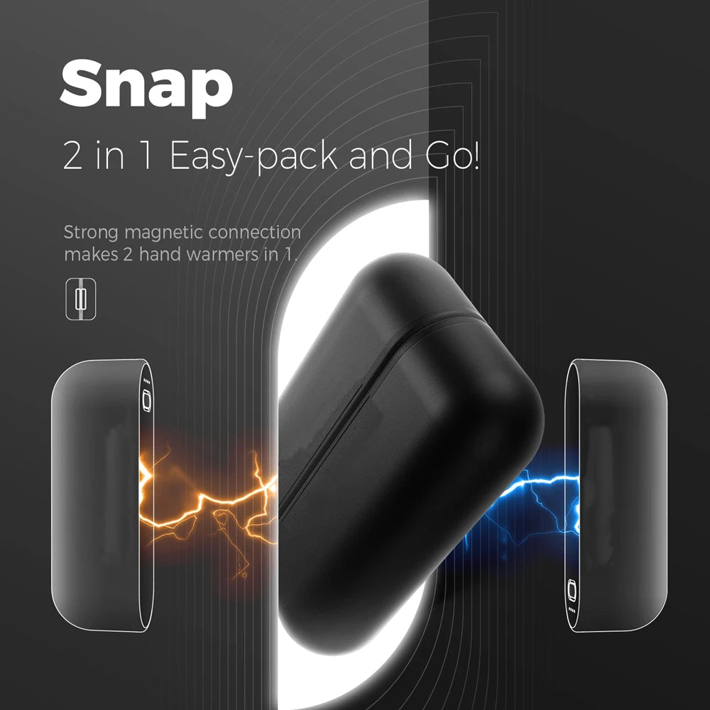 New 2-in-1 Magnetic Rechargeable Hand Warmers