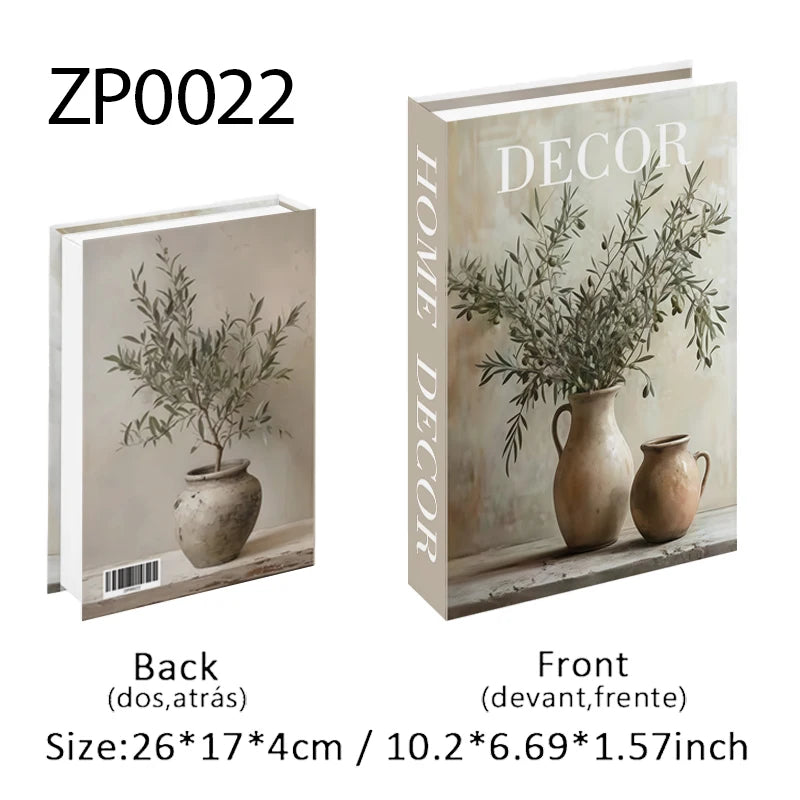 Faux Book Storage Box – Luxe Perfume Designer Coffee Table Decor