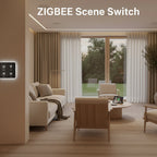 MOES 4-Button Smart Scene Switch – Wireless ZigBee Home Controller