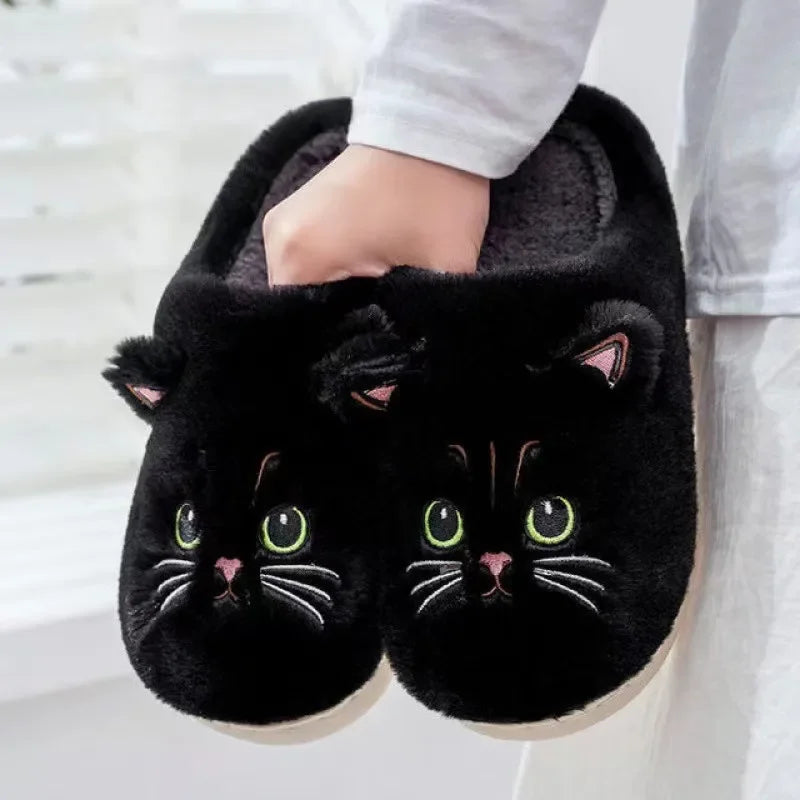 Women's Winter Home Cat Slippers