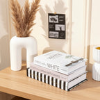 Luxe Decorative Faux Book Set (3-Piece) – Designer Coffee Table Decor