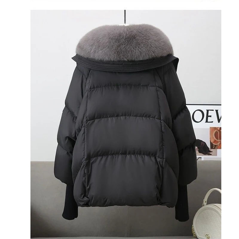 Fur Collar Puffer Down Parka