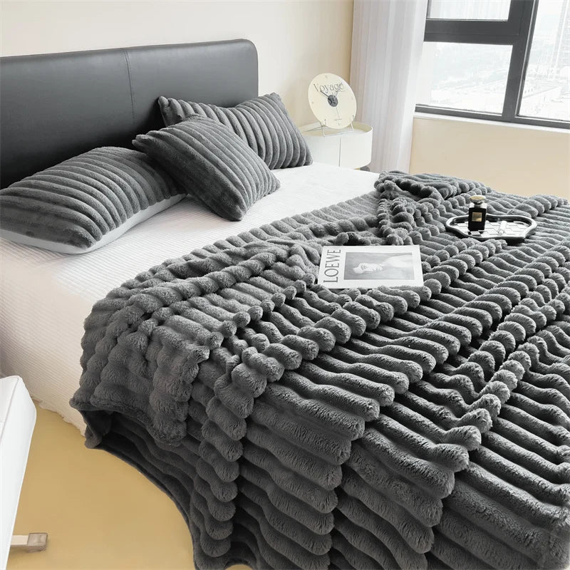 Striped Multifunctional Blanket