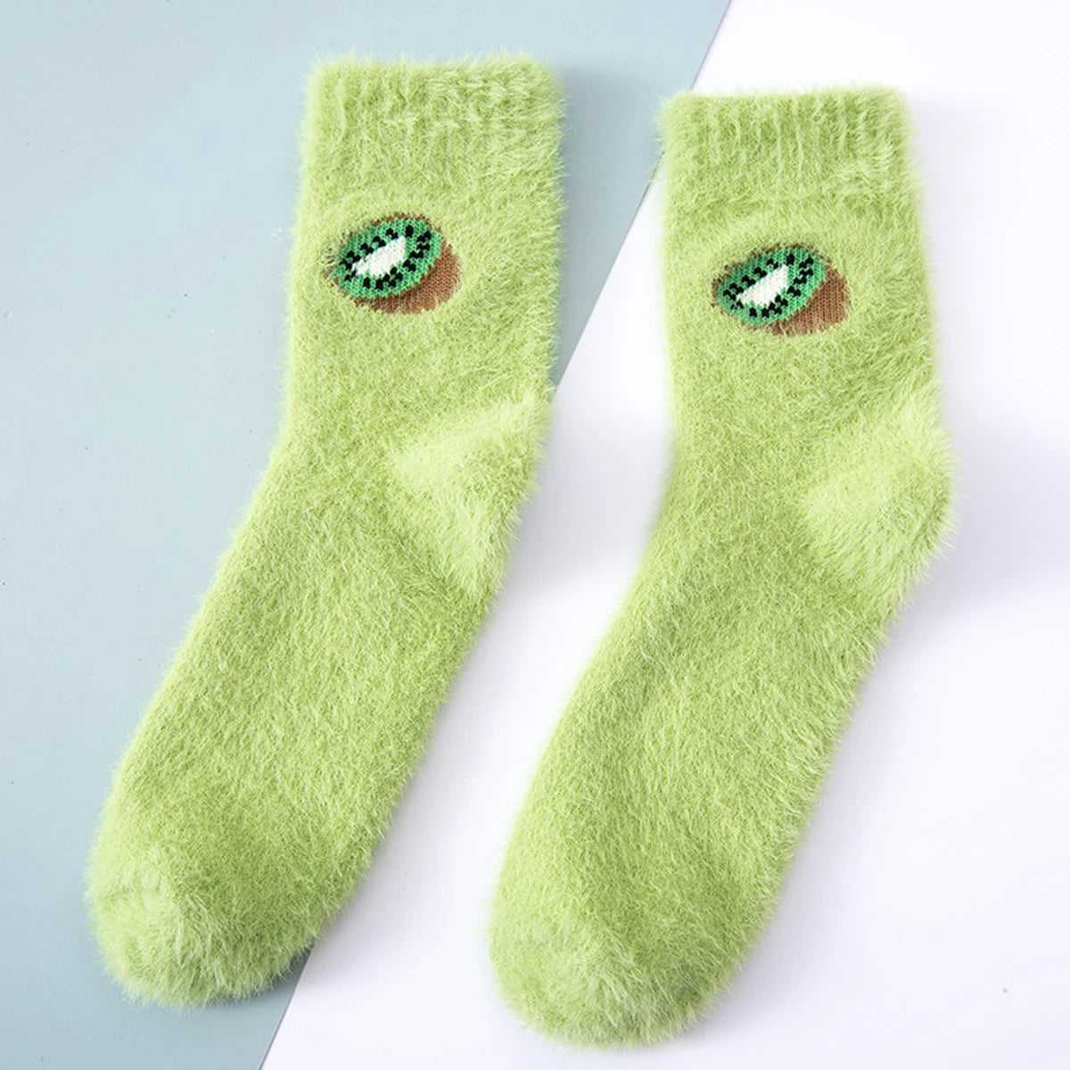 Women's Non-Slip Plush Knitted Socks