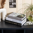 Luxe Decorative Faux Book Set (3-Piece) – Designer Coffee Table Decor