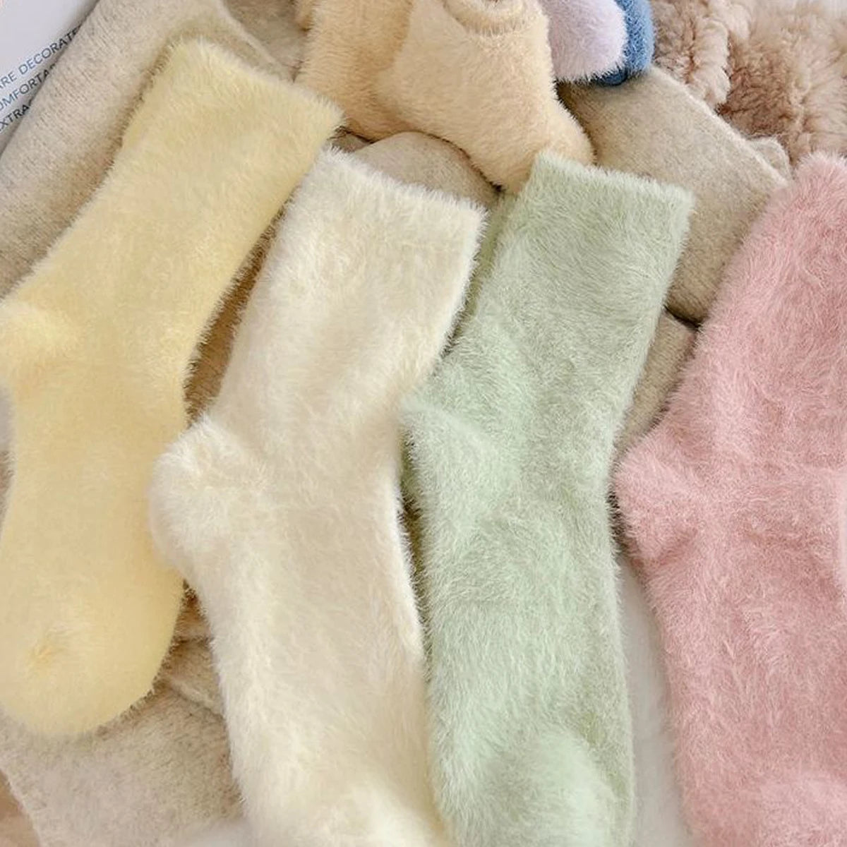 Women's Non-Slip Plush Knitted Socks