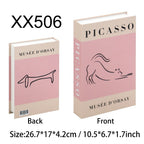 Luxe Decorative Faux Book Box – Minimalist Coffee Table Accent