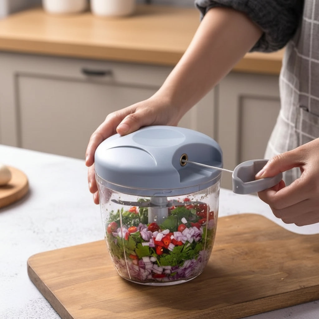 Manual Multi-Function Food Chopper – Vegetable Mincer
