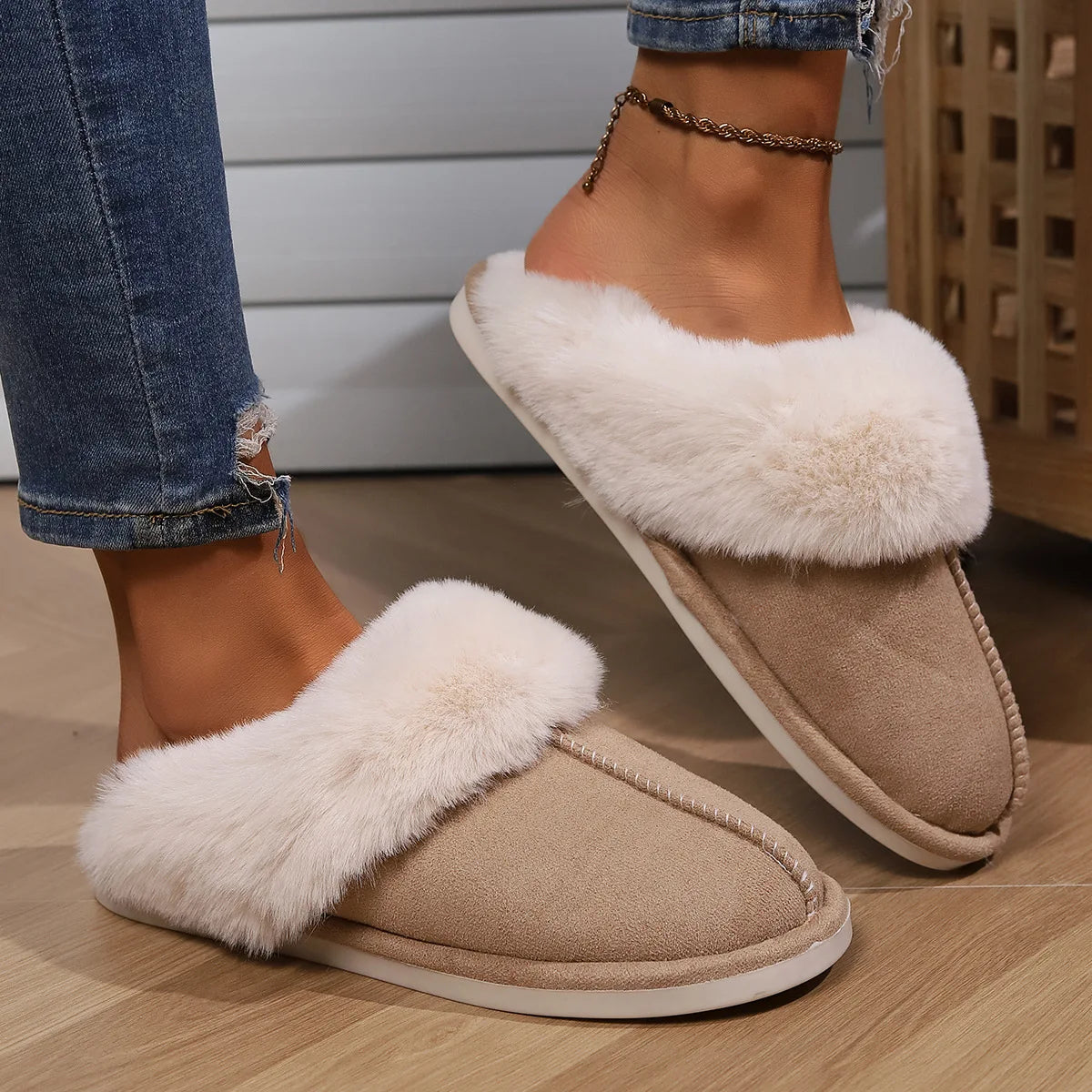 Women's Warm Cotton Slippers