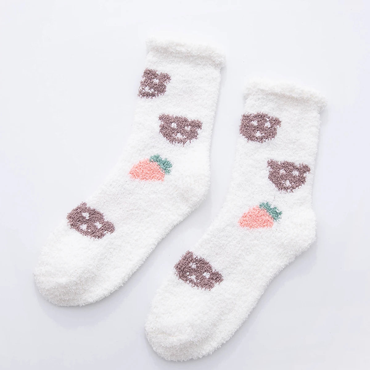 Women's Non-Slip Plush Knitted Socks