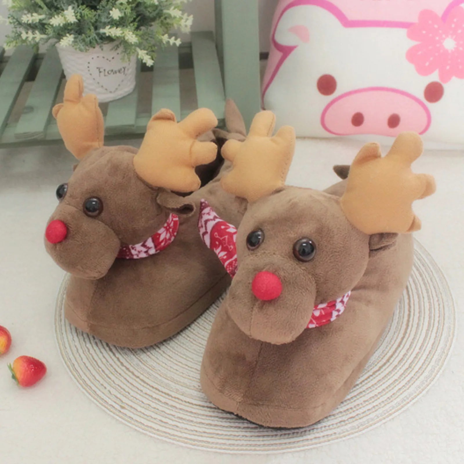 Dachshund Dog Style Cotton Slippers