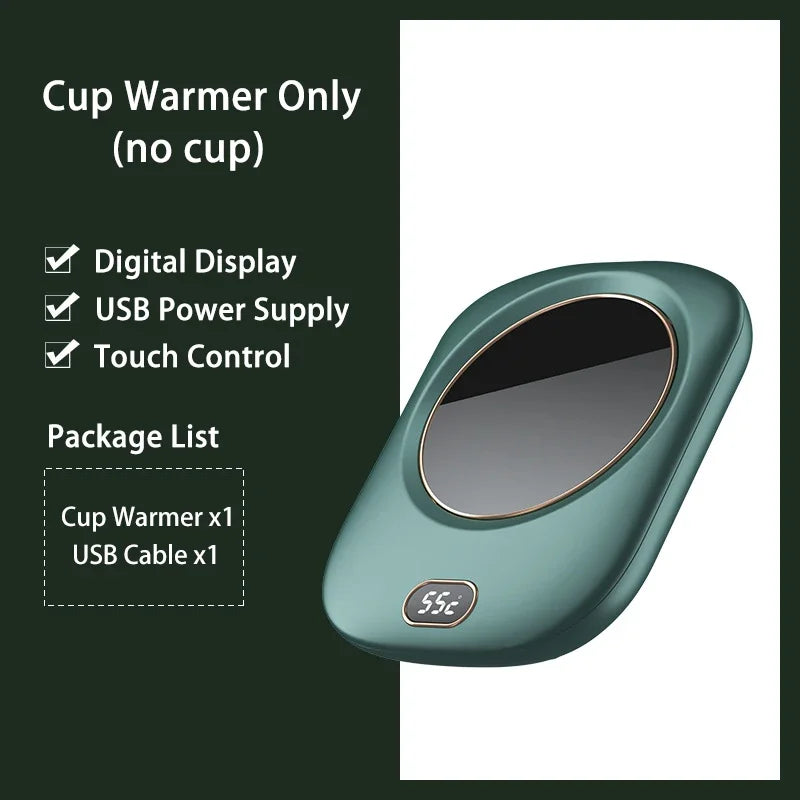 USB Coffee Mug Warmer 3 Temperature Settings