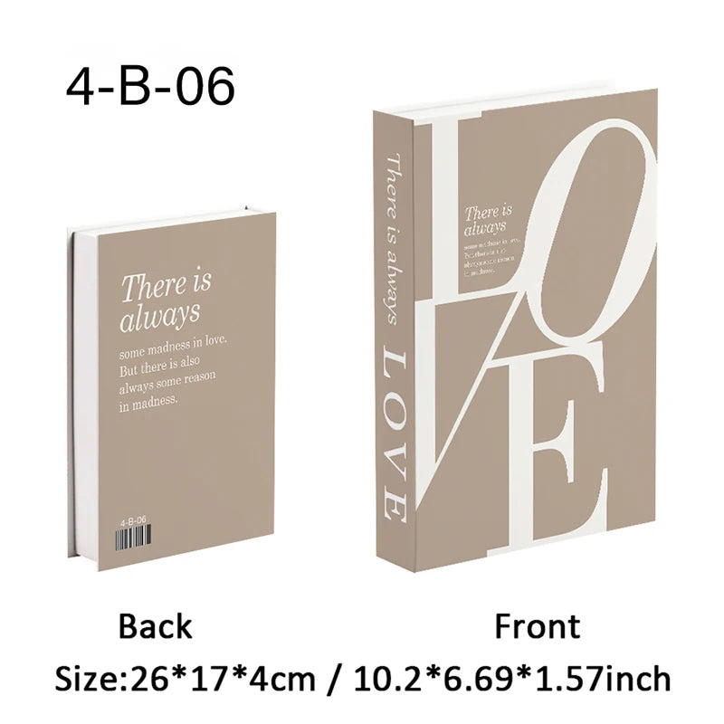 Faux Book Storage Box – Luxe Perfume Designer Coffee Table Decor