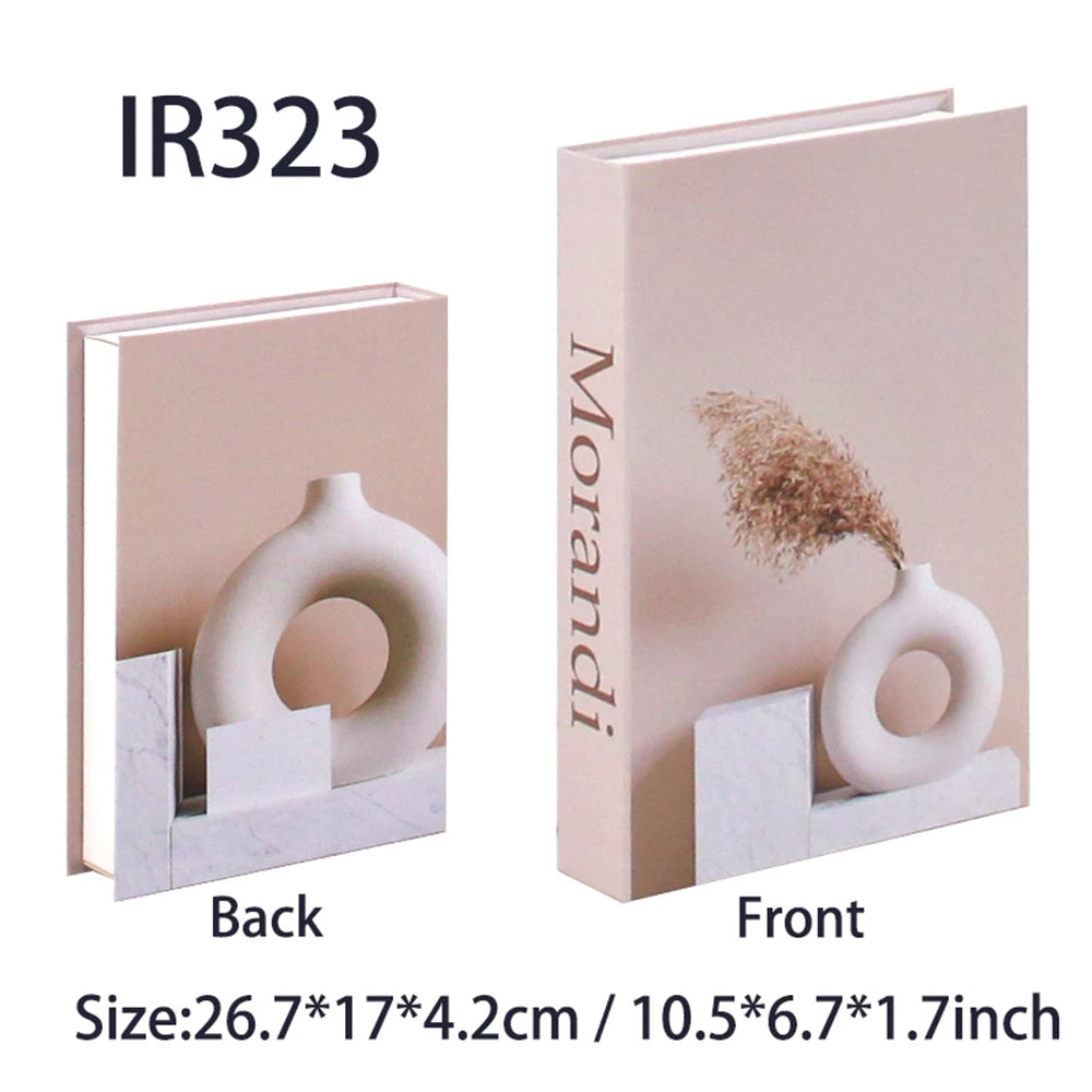 Morandi Decorative Book Box – Luxury Coffee Table Storage Decor