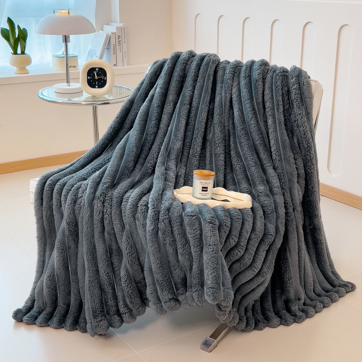 Striped Multifunctional Blanket